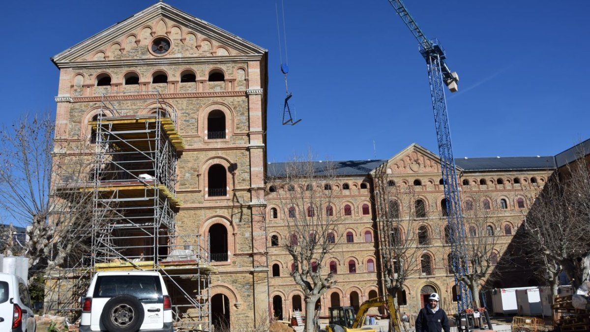 Imatge de l’avenç de les obres.