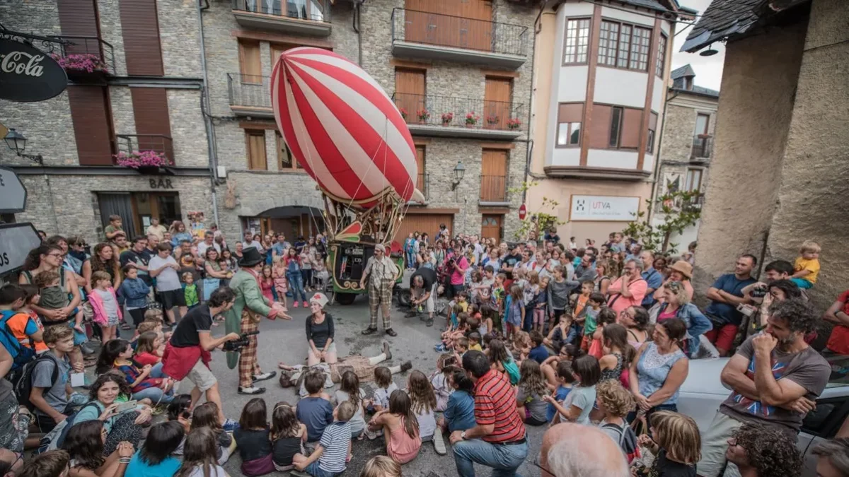 La compañía leridana La Baldufa actuó el año pasado en Gerb. - CENTRE TITELLES LLEIDA