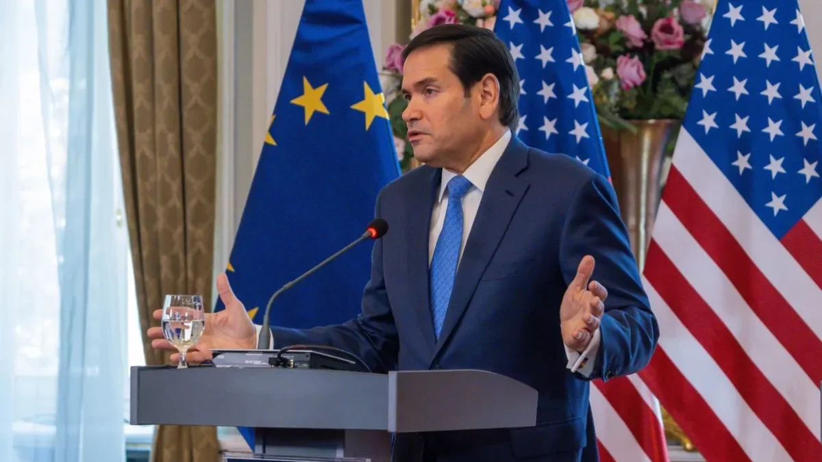 El secretario de Estado de EEUU, Marco Rubio. - EFE/DOMINIKA KORTVELYESIOVA