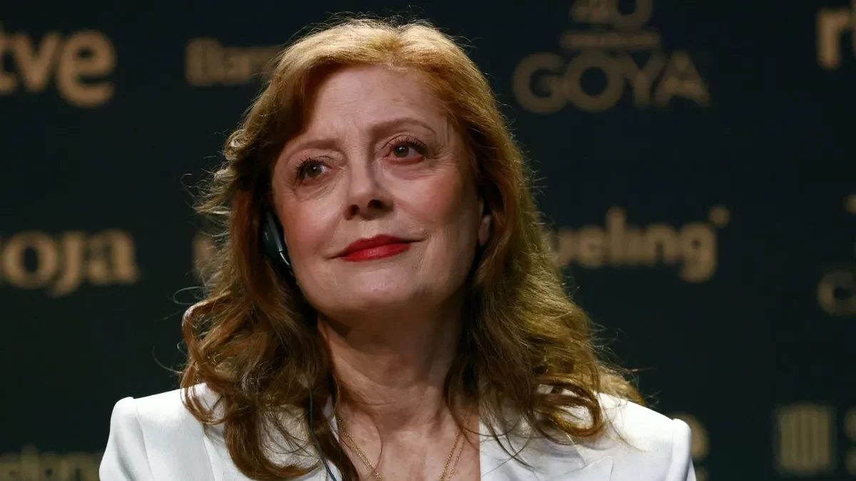 L’actriu nord-americana Susan Sarandon, ahir a Barcelona. - EFE