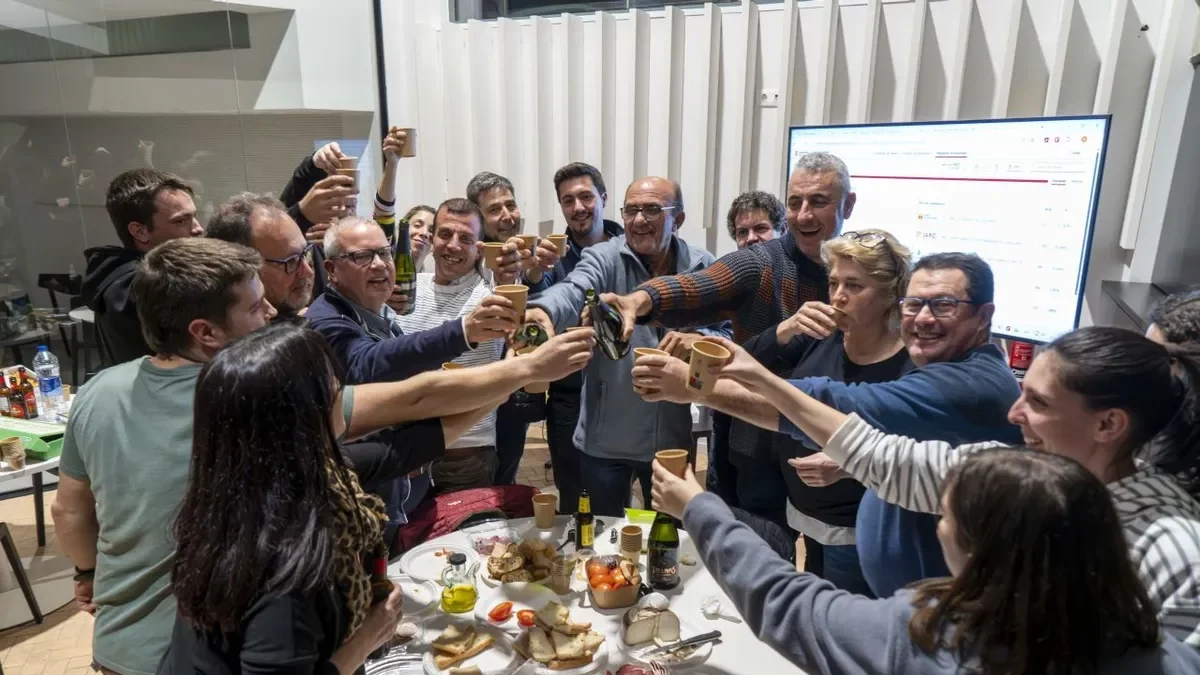 JARC de Lleida va celebrar els resultats obtinguts en els comicis. - PAU PASCUAL PRAT