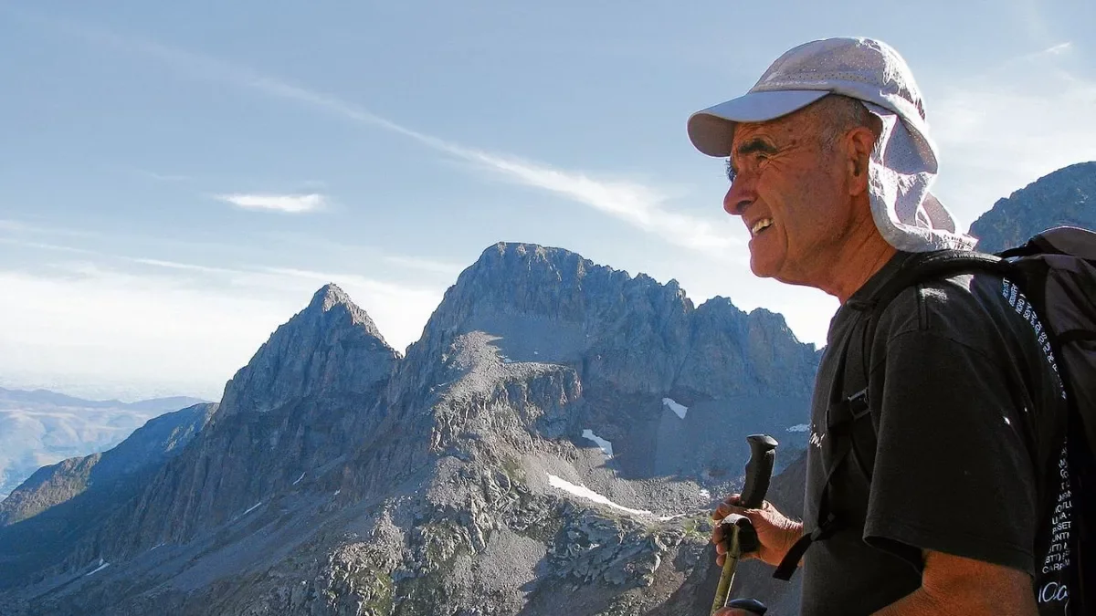 Lluís Garrofé, el 2013 ascendint un 3.000 pirinenc.