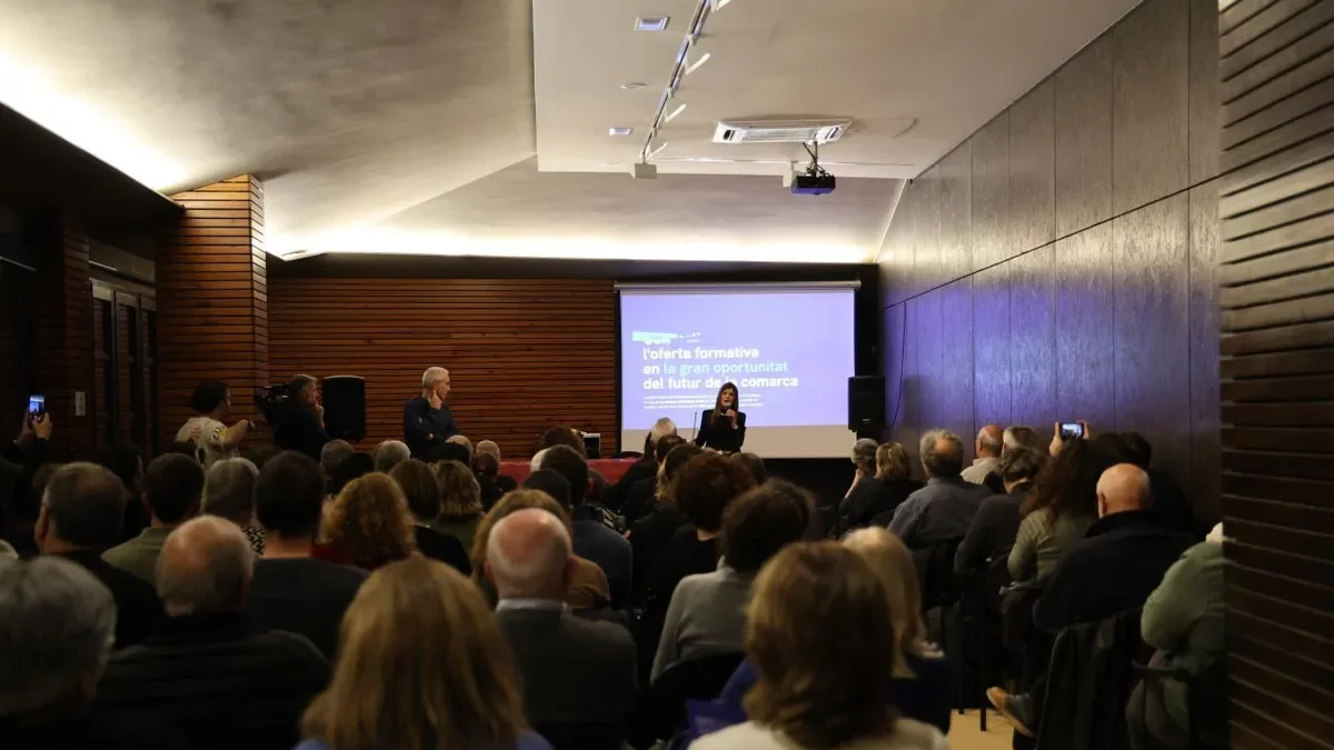 La presentación del proyecto ayer por la tarde en Solsona.
