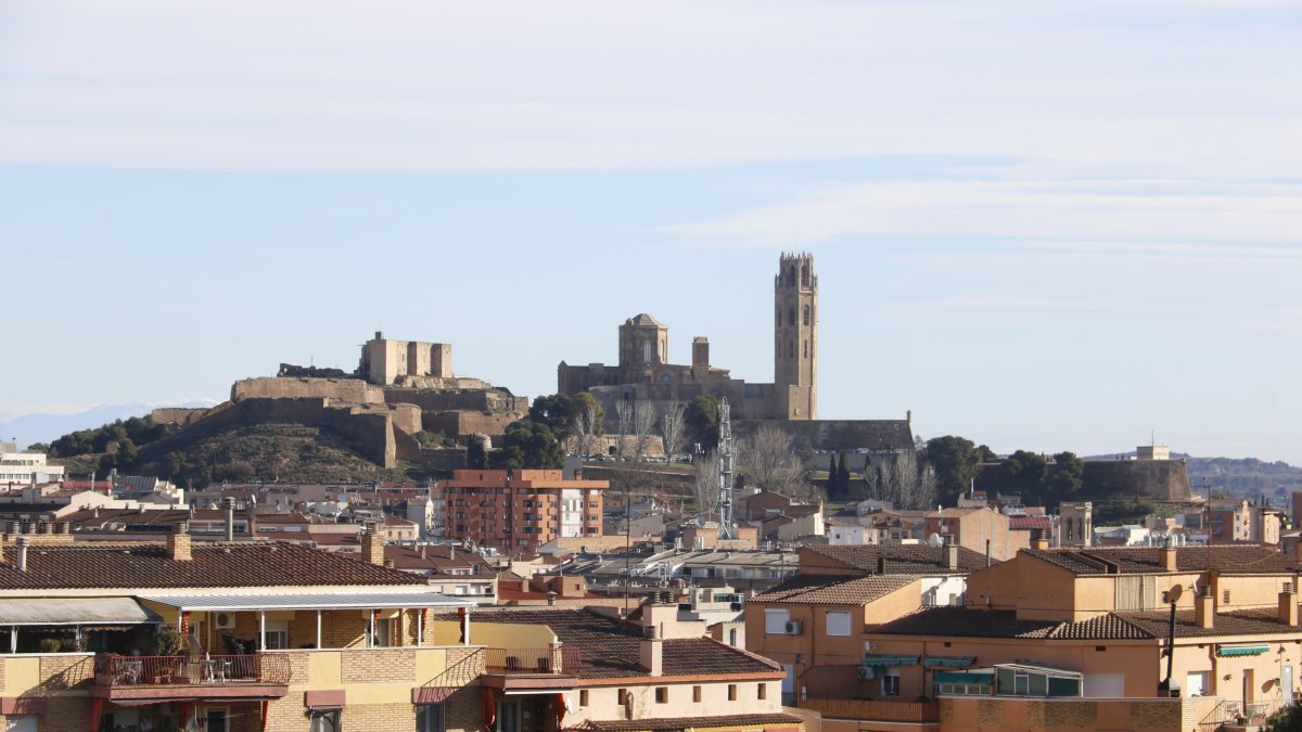 Vista de la ciudad de Lleida.