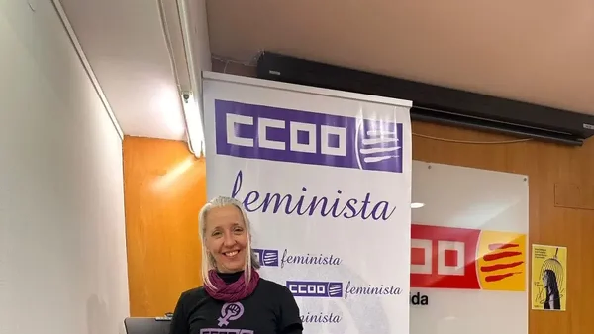 Cristina Pena, secretària d’organització de CCOO. - UGT
