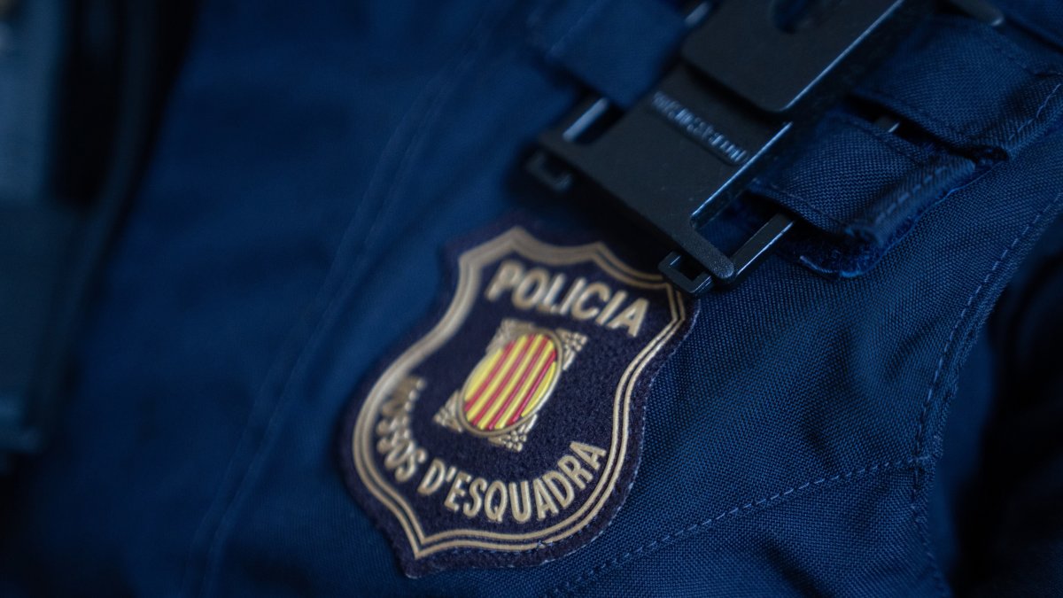 Imatge d'arxiu d'un escut dels Mossos d'Esquadra.