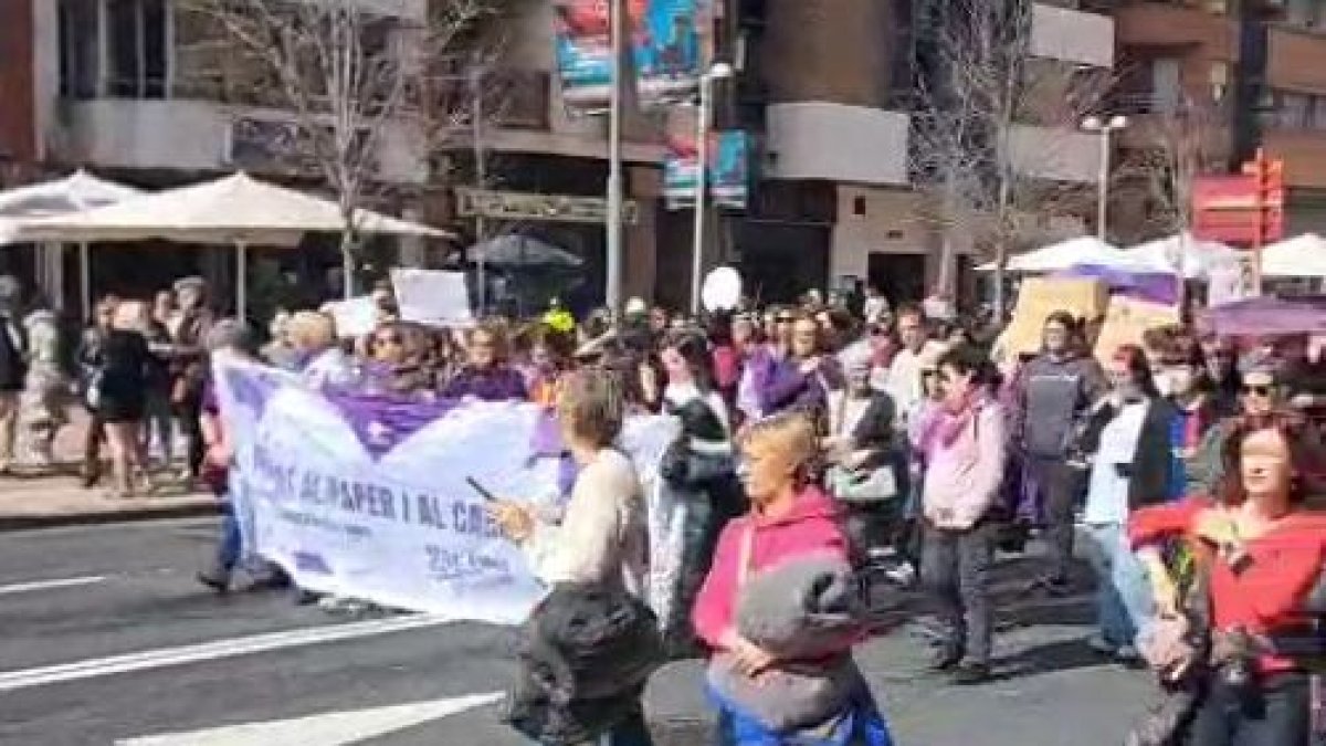 Manifestacio 8m Lleida