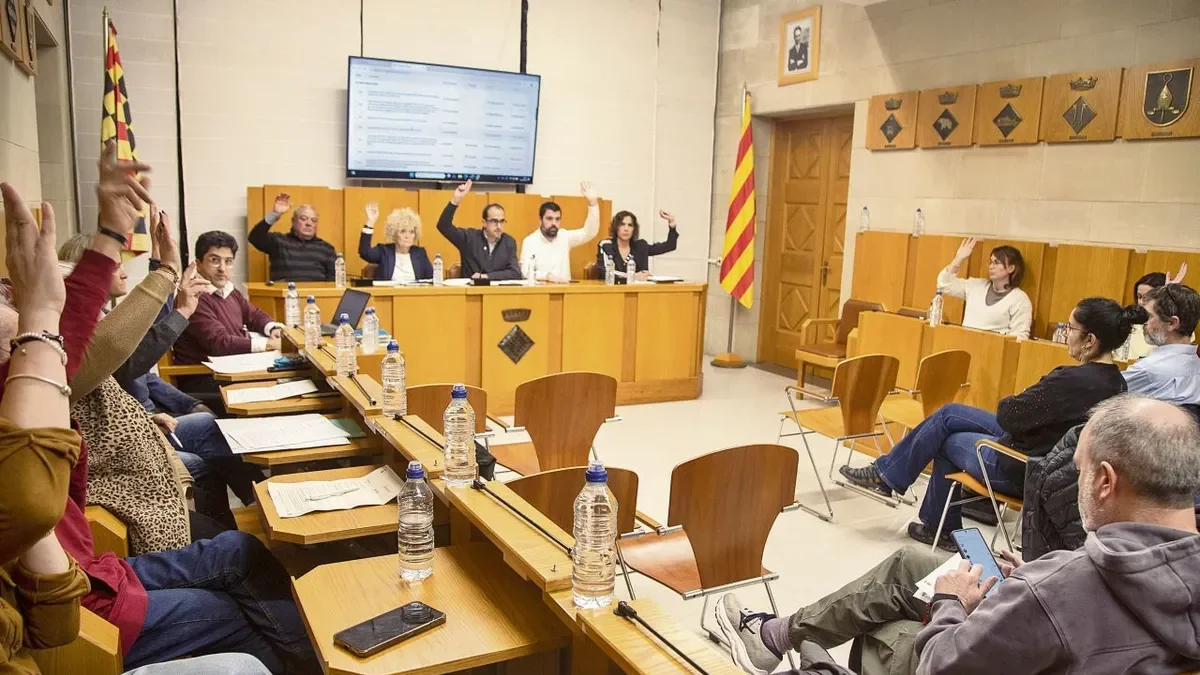 El ple del febrer, amb el secretari. - LAIA PEDRÓS