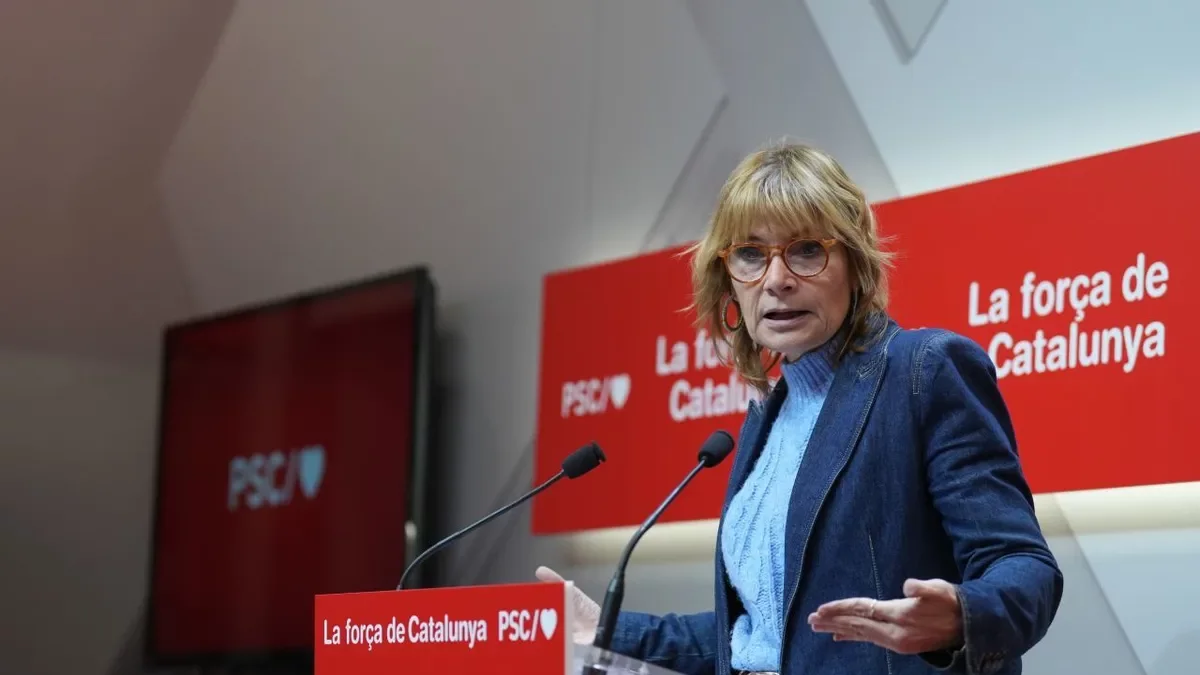 La portaveu del PSC, Lluïsa Moret, va dir que no contemplen cap altra alternativa que tenir pressupostos. - EUROPA PRESS