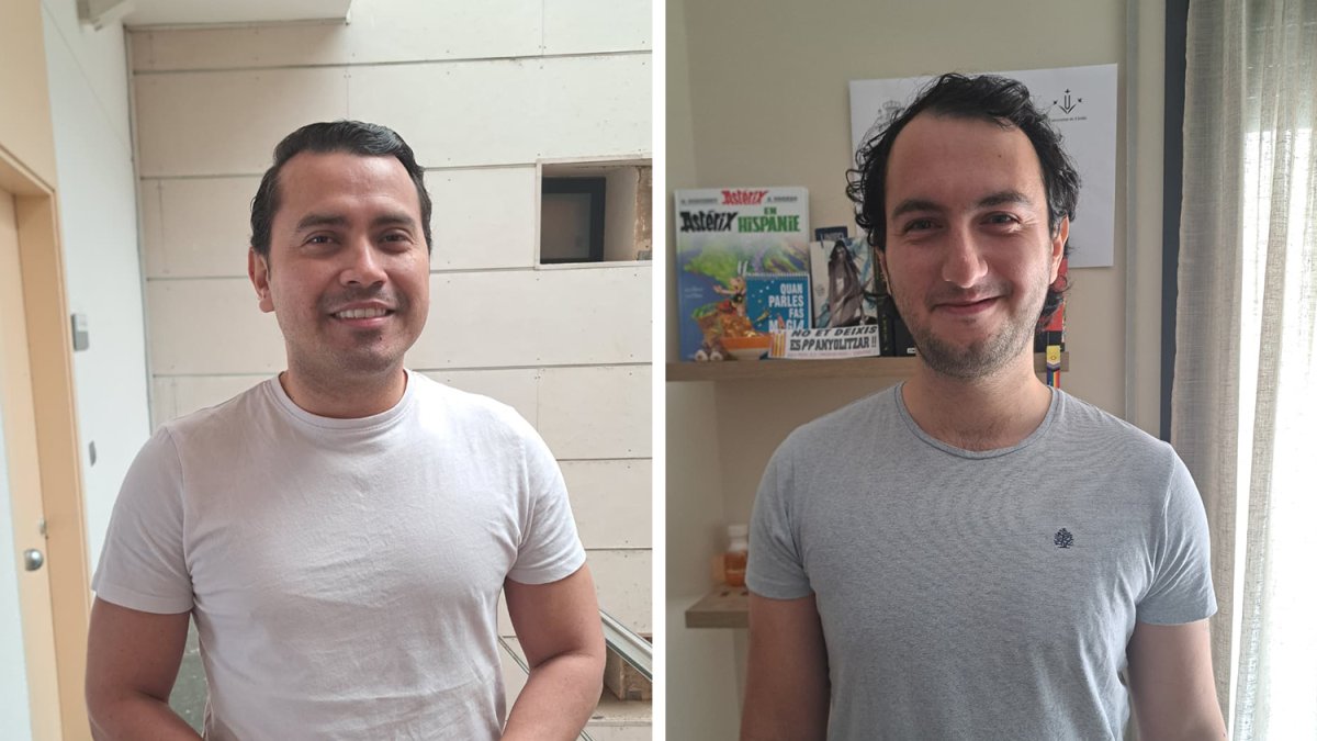 Majd i Jhoender són dos estudiants de Síria i Veneçuela que han aconseguit seguir els seus estudis i trobar un allotjament a Lleida gràcies al programa UdL Refugi
