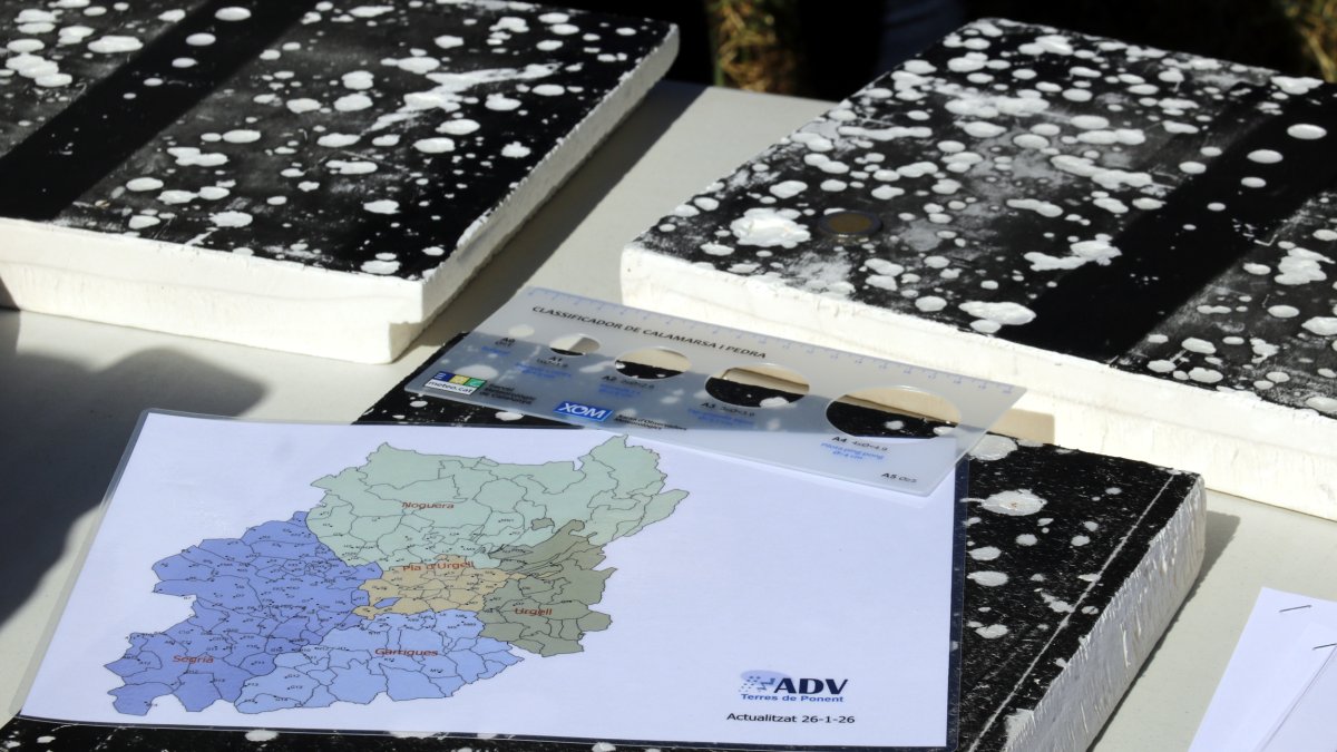 Los granímetros repartidos en diferentes comarcas ayudan a estudiar la agresividad y amenaza de las granizadas