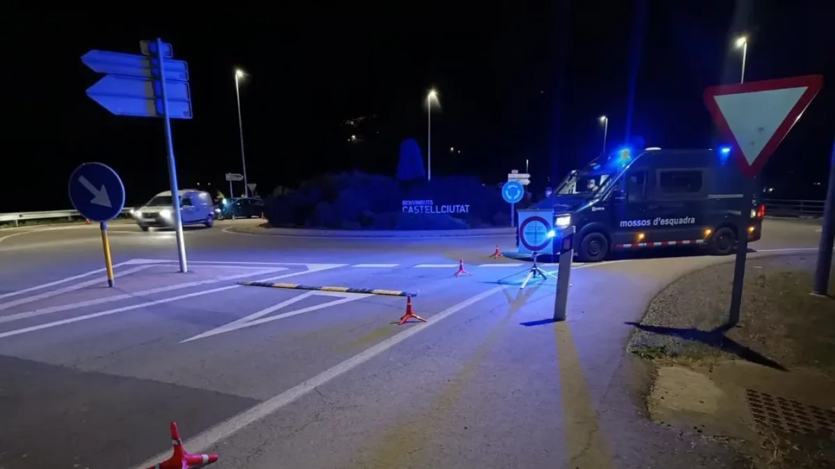 Control policial en el dispositivo Kanpai en La Seu. - MOSSOS D’ESQUADRA
