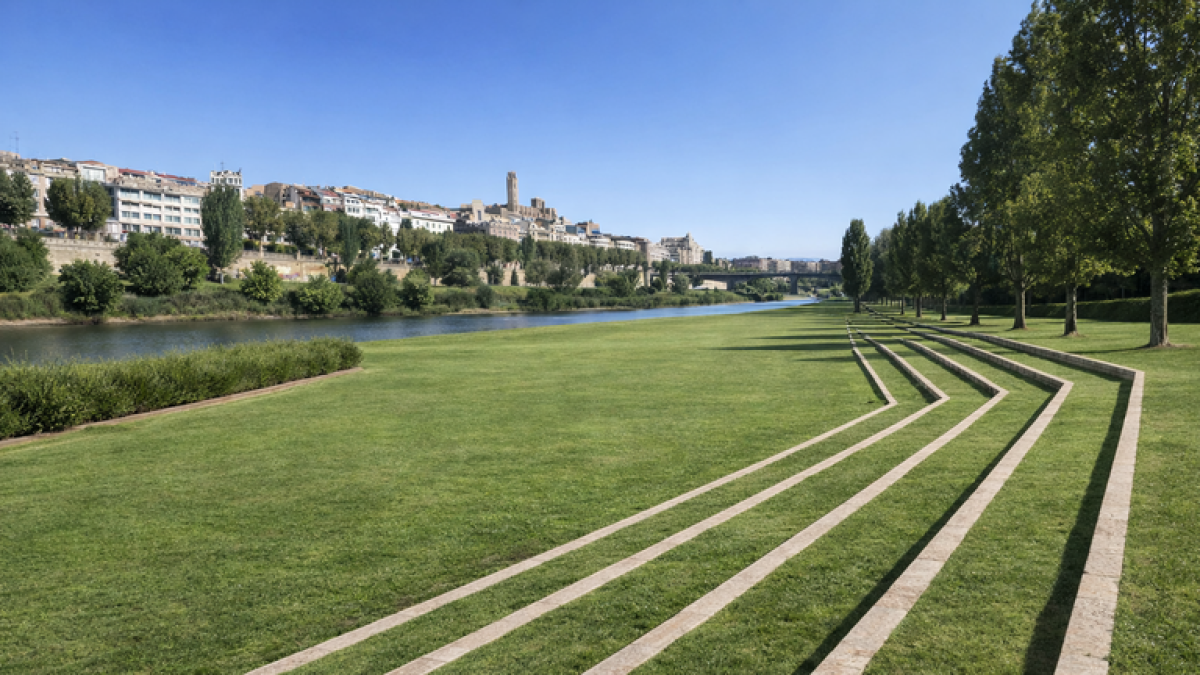 Imagen virtual que muestra cómo quedará el Parque de la Canalización en una segunda fase de las obras.