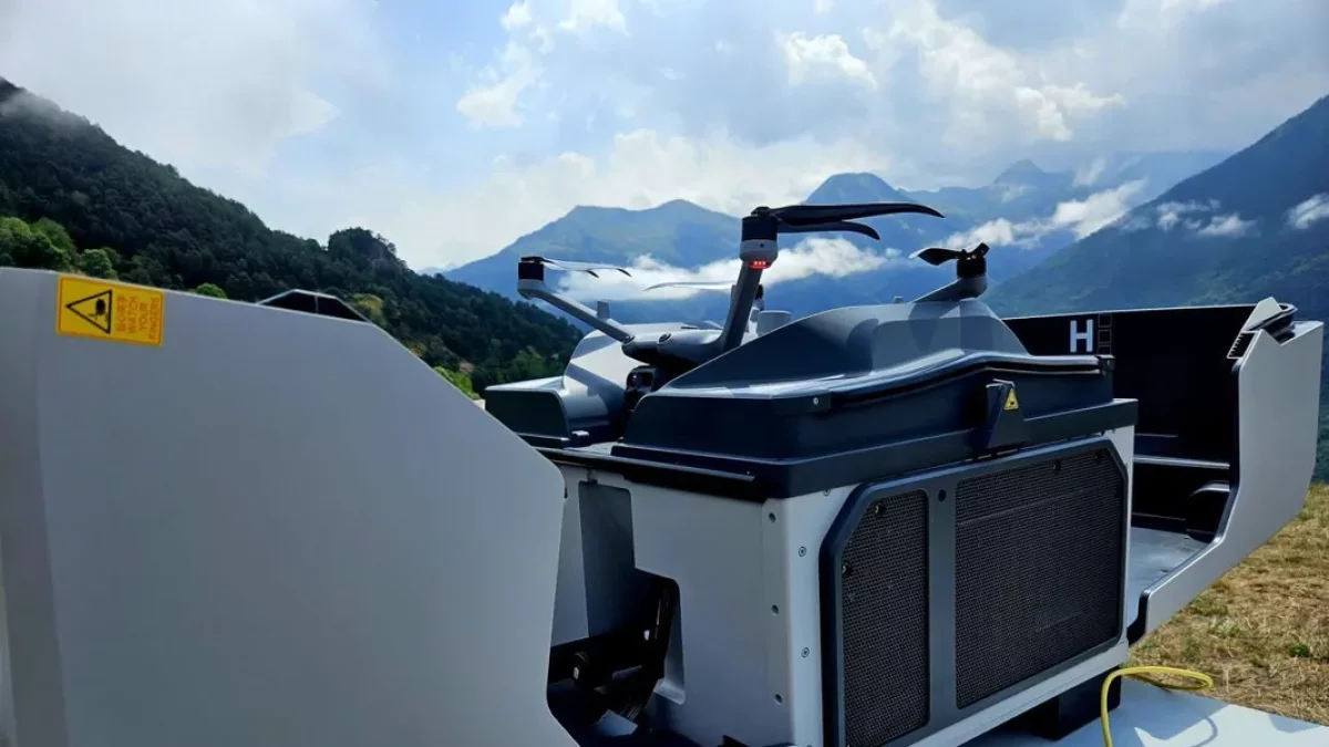 Imagen de uno de los drones que se utilizarán para la seguridad de la Val d’Aran by UTMB de este año.