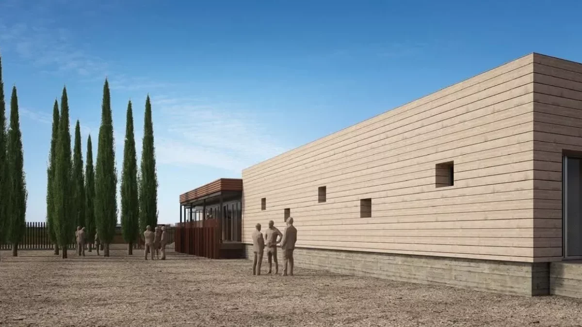 Render del qual serà el futur centre de visitants dels Vilars. - UDL