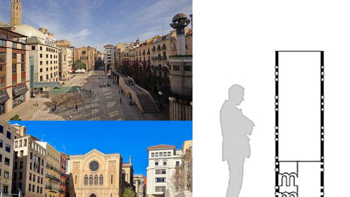 El “monòlit”, de 2,10 metres d’altura, s’instal·larà a la plaça Sant Joan - Segre