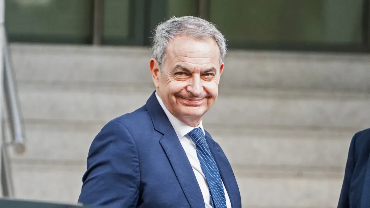 José Luis Rodríguez Zapatero llegando a la Audiencia Nacional. - EUROPA PRESS