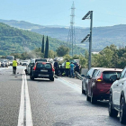 Dos vehicles van xocar frontalment al quilòmetre 120 de la carretera C-14 a Ponts.