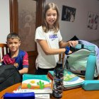 Imatge d’arxiu d’alumnes al menjador escolar del col·legi Camps Elisis. - LAIA PEDRÓS