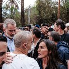 Treballs per buidar aigua al pàrquing del centre comercial Bonaire d’Aldaia. - EFE