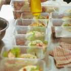 Comida lista para llevar.