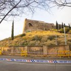 L’ensorrament a la Llengua de Serp vist des del tram tallat del carrer Sant Andreu. - GERARD HOYAS