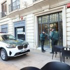 Imatge de l’escorcoll de la Guàrdia Civil a la seu de Griñó el passat 14 de gener. - MAGDALENA ALTISENT