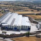 Vista aèria de la planta que l’empresa Transmesa té a Sant Ramon. - ACCIÓ