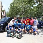 L’expedició llistada va sortir ahir a les tres de la tarda des del pavelló Onze de Setembre. - MAGDALENA ALTISENT