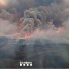 Una vista de l'incendi de Torrefeta i Florejacs.