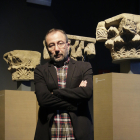 Luis Grau, president d’ICOM-Espanya, ahir al Museu de Lleida.