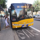 Un bus urbà a Lleida