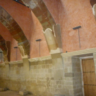 Los restos que permanecen en Sigena mostraban este aspecto en 2012, 15 años tras su restauración. 