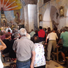 La missa celebrada aquest diumenge a l'església de Vilamur.