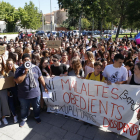 Imagen de archivo de la movilización estudiantil del pasado 7 de junio a las puertas del Gili i Gaya. 
