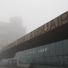 Boira a l'aeroport d'Alguaire en una imatge d'arxiu.