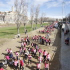 Des de la canalització del riu Segre a Lleida, amb 1.850 participants