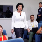 Isabel Celaá en la rueda de prensa tras el Consejo de Ministros.