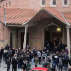 La iglesia del Sagrat Cor de Balaguer acogió el lunes el funeral por el jugador del Balaguer.