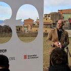 Romeva ha presentat el Pla de fosses 2017 a Figuerola d'Orcau (Pallars Jussà)