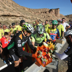 Un acte d'homenatge pels dos ciclistes de Seròs morts en ser envestits per un conductor begut.