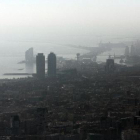 Imatge de Barcelona, amb alts nivells de contaminació.