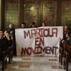 Miembros de Mariola en Moviment abuchearon a Ros y a los grupos que vetaron su moción.