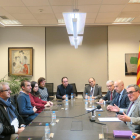 El alcalde, Àngel Ros, presentó ayer en el Centre Blanquerna de Madrid el patrimonio cultural de Lleida.