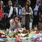 Un homenatge amb flors a les víctimes de l'atemptat de Londres.