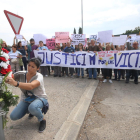 Una manifestació per demanar justícia per l'atropellament de les dos dones.