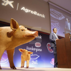 L'acte inaugural de la jornada d'Agrobank sobre el sector porcí.