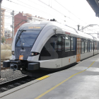 El tren de la línia entre Lleida i La Pobla de Segur-