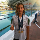 Arnau Pifarré, doble or en natació