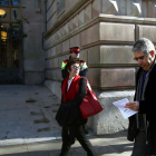 L'exconseller de Presidència Francesc Homs arriba a la seu del Tribunal Superior de Justícia de Catalunya.